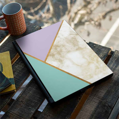 Angled Marble MSI GS65 Stealth Laptop Skin