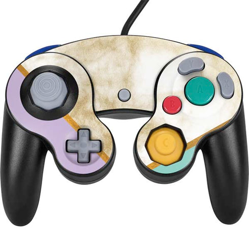 Angled Marble Nintendo GameCube Controller Skin
