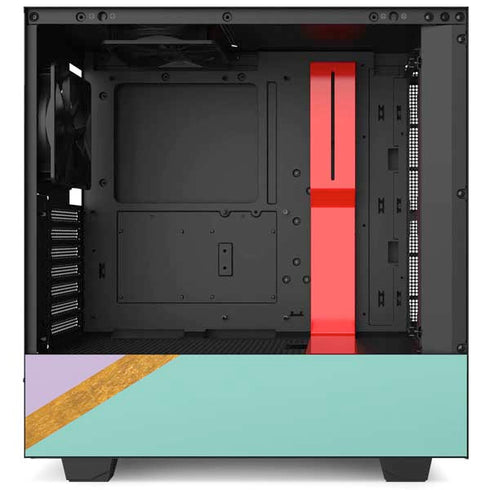 Angled Marble NZXT H510 Compact ATX Mid-Tower Case Skin