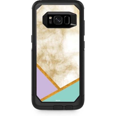 Angled Marble Otterbox Commuter Galaxy Skin
