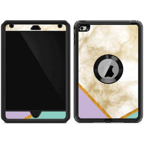 Angled Marble Otterbox Defender iPad Skin