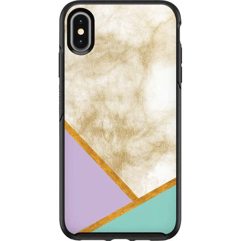 Angled Marble Otterbox Symmetry iPhone Skin