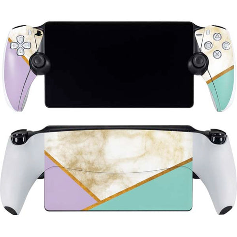 Angled Marble PlayStation Portal Remote Player Skin