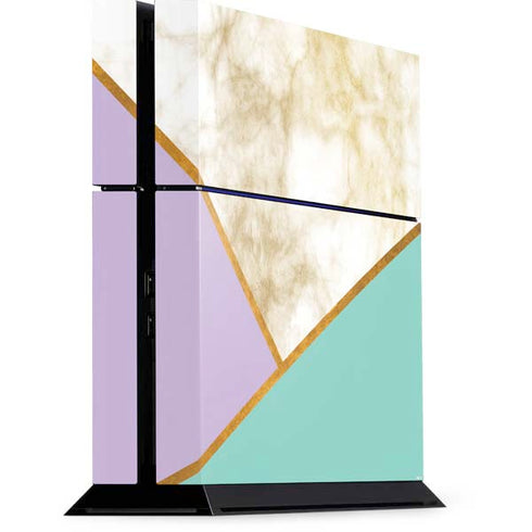 Angled Marble PS4 Console Skin