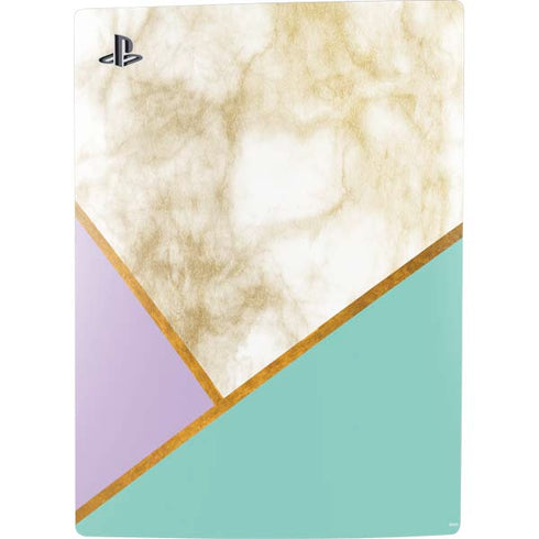 Angled Marble PS5 Digital Edition Console Skin