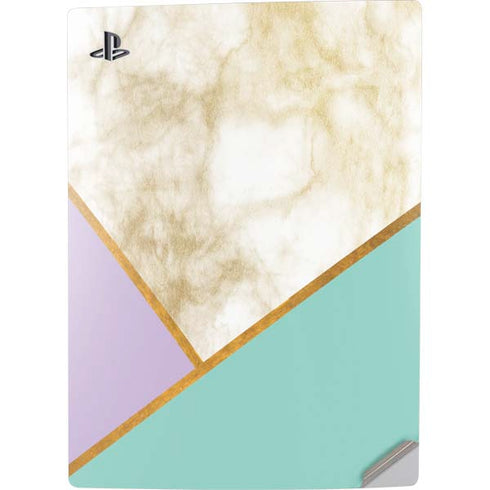 Angled Marble PS5 Digital Edition Console Skin