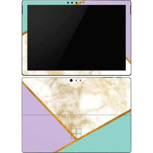 Angled Marble Surface Pro 6 Skin