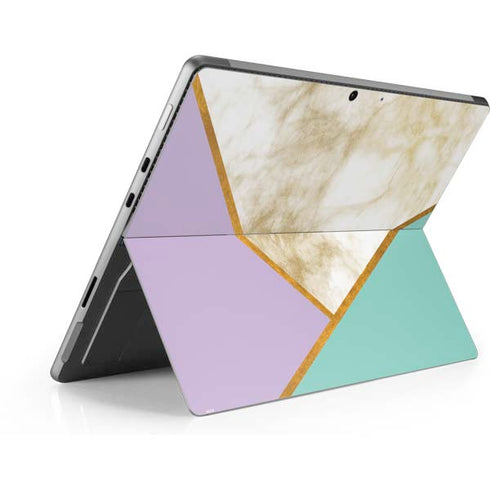 Angled Marble Surface Pro 9 Skin