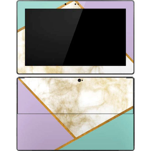 Angled Marble Surface Pro Tablet Skin
