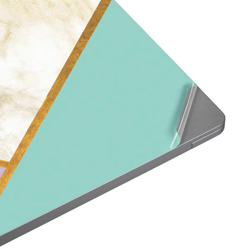 Angled Marble Universal Laptop 15in (12.2 x 8.8in) Skin