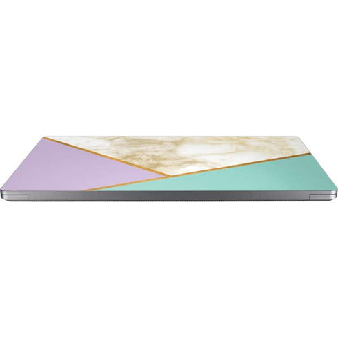 Angled Marble Universal Laptop 18in (14.6 x 10.6in) Skin