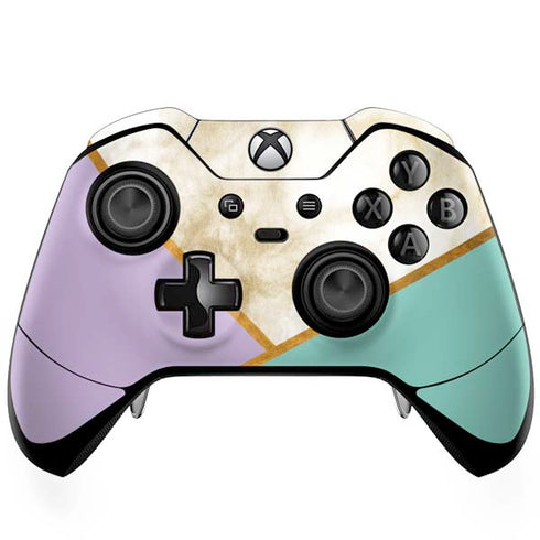 Angled Marble Xbox One Elite Controller Skin