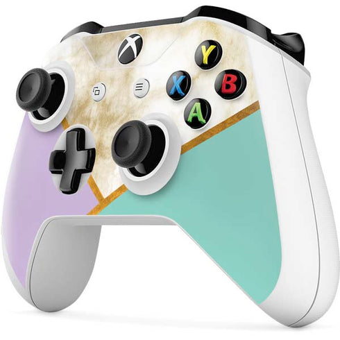 Angled Marble Xbox One S All-Digital Edition Bundle Skin