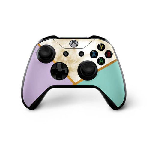 Angled Marble Xbox One X Controller Skin