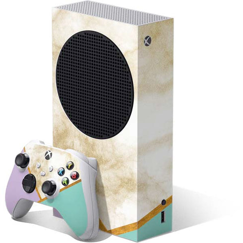 Angled Marble Xbox Series S Bundle Skin
