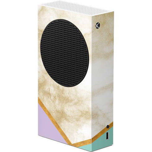 Angled Marble Xbox Series S Console Skin