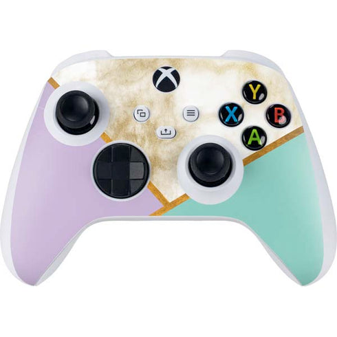 Angled Marble Xbox Series S Controller Skin