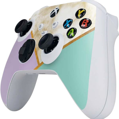 Angled Marble Xbox Series S Controller Skin