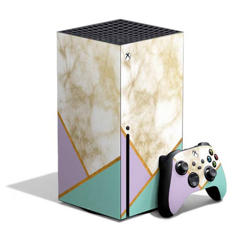 Angled Marble Xbox Series X Bundle Skin