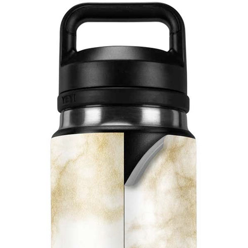 Angled Marble YETI Rambler 26oz Bottle Skin