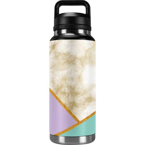 Angled Marble YETI Rambler 36oz Bottle Skin