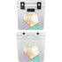 Angled Marble YETI Roadie 24 Hard Cooler Skin