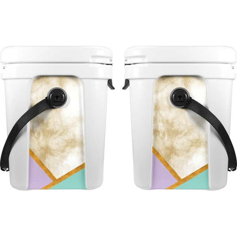 Angled Marble YETI Roadie 24 Hard Cooler Skin
