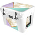 Angled Marble YETI Tundra 35 Hard Cooler Skin