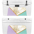 Angled Marble YETI Tundra 65 Hard Cooler Skin