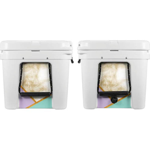 Angled Marble YETI Tundra 75 Hard Cooler Skin