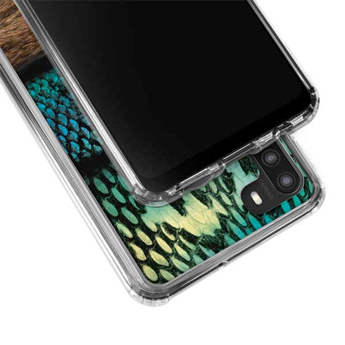 Animal Print Fashion Galaxy A21 Clear Case