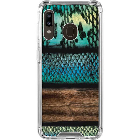Animal Print Fashion Galaxy A30 Clear Case