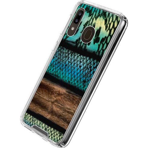 Animal Print Fashion Galaxy A30 Clear Case