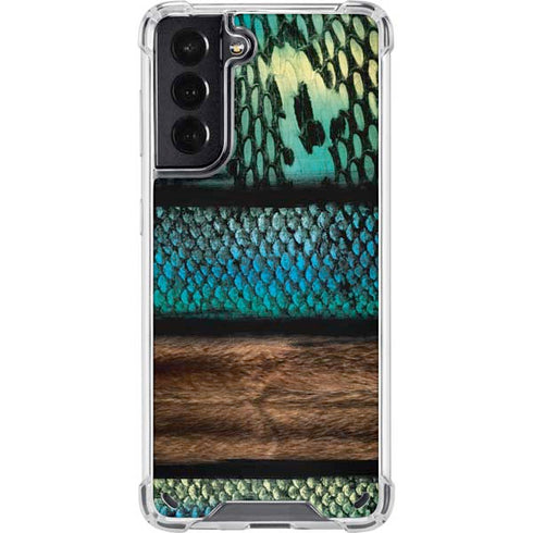 Animal Print Fashion Galaxy S21 5G Clear Case