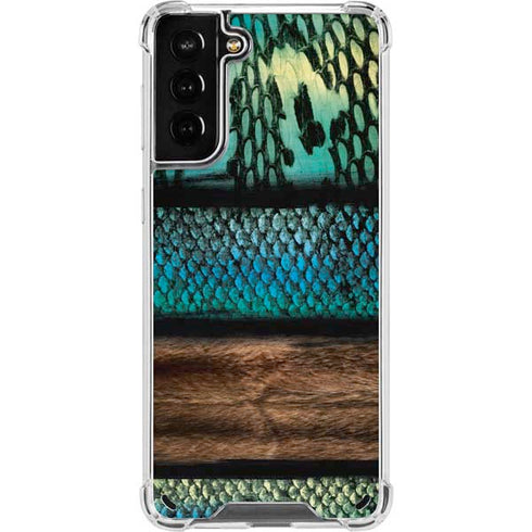 Animal Print Fashion Galaxy S21 Plus 5G Clear Case