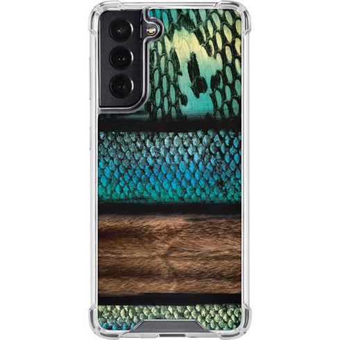 Animal Print Fashion Galaxy S22 Clear Case