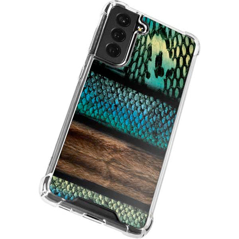Animal Print Fashion Galaxy S22 Clear Case