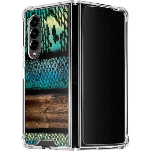 Animal Print Fashion Galaxy Z Fold4 5G Clear Case