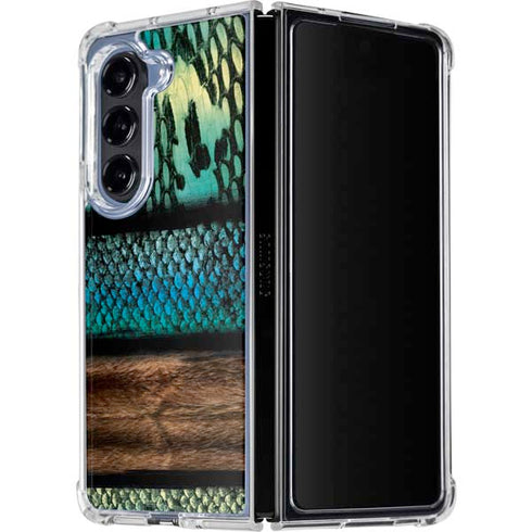 Animal Print Fashion Galaxy Z Fold5 5G Clear Case