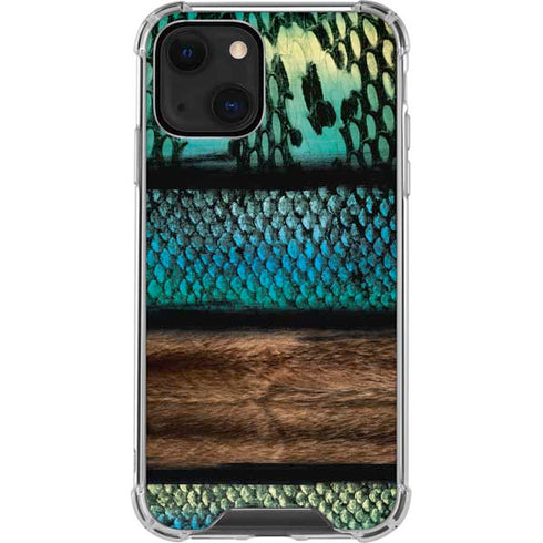 Animal Print Fashion iPhone 13 Mini Clear Case