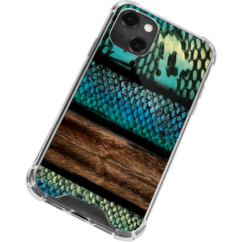 Animal Print Fashion iPhone 14 Plus Clear Case