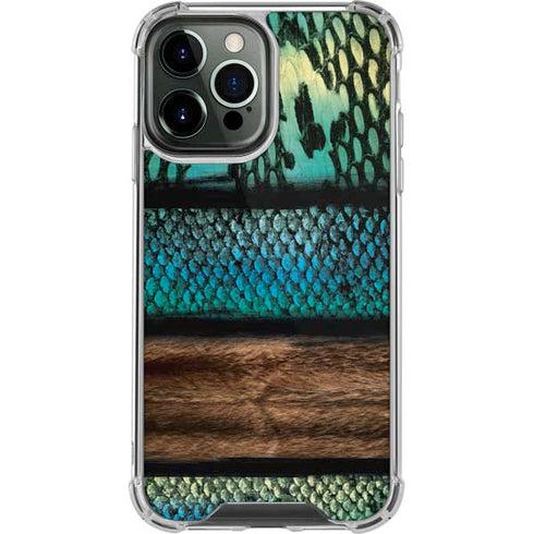 Animal Print Fashion iPhone 14 Pro Max Clear Case