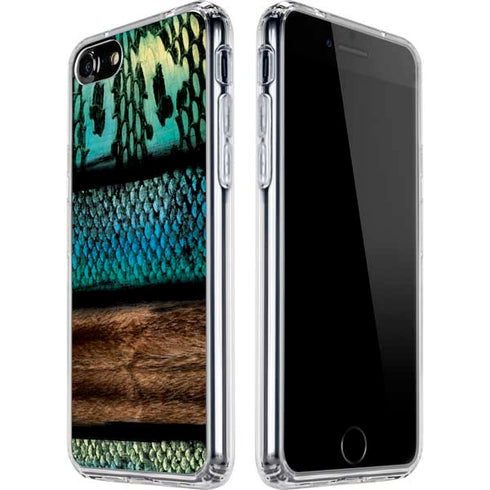 Animal Print Fashion iPhone SE (2nd & 3rd Gen) Clear Case