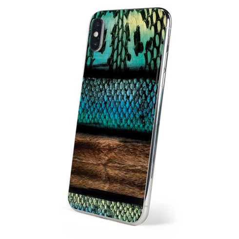 Animal Print Fashion iPhone X Skin