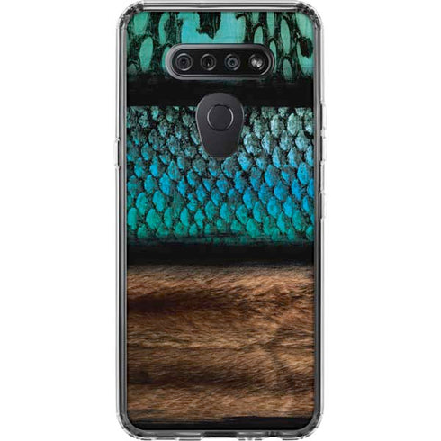 Animal Print Fashion LG K51/Q51 Clear Case