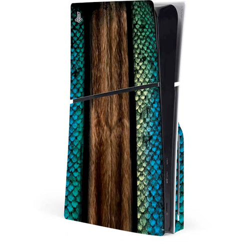 Animal Print Fashion PS5 Slim Disk Console Skin