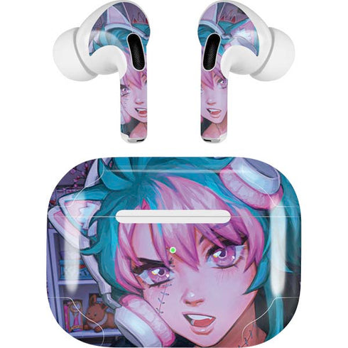 Anime Catgirl Gamer Nerd by Ivy Dolamore AirPods Pro 2nd Gen Skin