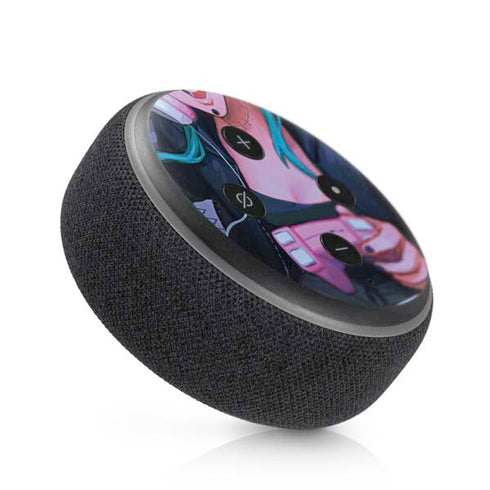 Anime Catgirl Gamer Nerd by Ivy Dolamore Amazon Echo Dot Skin