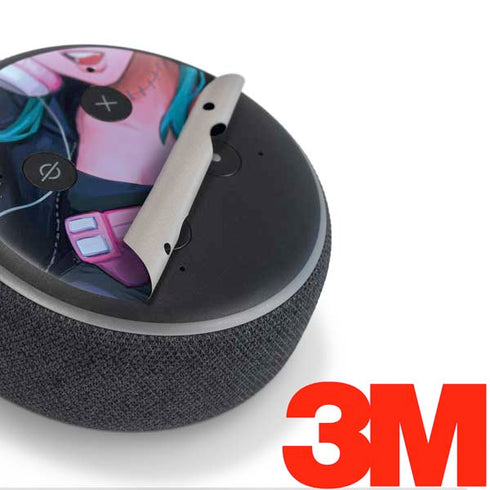 Anime Catgirl Gamer Nerd by Ivy Dolamore Amazon Echo Dot Skin