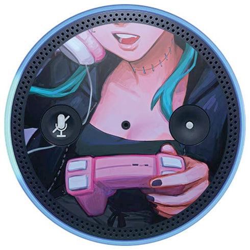 Anime Catgirl Gamer Nerd by Ivy Dolamore Amazon Echo Skin
